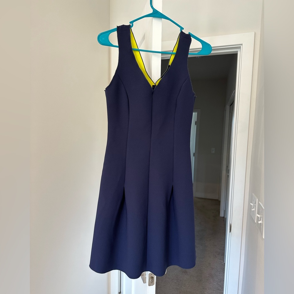 Armani Exchange blue navy dress, size 2. Never worn.